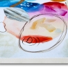 Gemälde abstrakt geometrisch 120x80cm modern mehrfarbig Nadiv Angebot