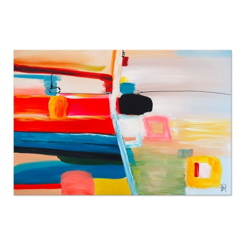 Gemälde abstrakt 120x80cm modern Wohnzimmer Schlafzimmer Kyolt Aktion