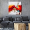 Gemälde modern mehrfarbig 100x100cm abstrakt auf Leinwand Zynar Verkauf