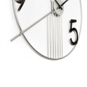 Wanduhr im minimalistischen, modernen Design 65x60cm aus Metall Rondo Angebot