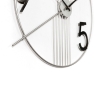 Wanduhr im minimalistischen, modernen Design 65x60cm aus Metall Rondo Angebot
