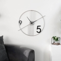 Wanduhr im minimalistischen, modernen Design 65x60cm aus Metall Rondo Verkauf