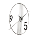 Wanduhr im minimalistischen, modernen Design 65x60cm aus Metall Rondo Sales