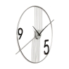 Wanduhr im minimalistischen, modernen Design 65x60cm aus Metall Rondo Sales