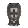 Vase aus Glasfasergewebe mit Metalleffekt und weiblichem Gesicht Ruzid-M Rabatte
