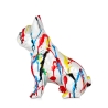 Skulptur Pop Art französische Bulldogge aus mehrfarbigem Harz Forma XL Sales