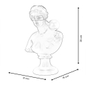 Skulptur modern aus Harz dekorative Büste im neoklassischen Stil Snark-X Katalog