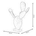 Skulptur Kaktus Harz moderne Statue metallisch grün Roka Katalog