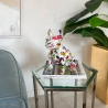Skulptur französische Bulldogge in mehrfarbiger Kunstharz Pop-Art-Statue Forma-PA Verkauf