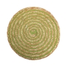 Set aus 6 runden Platzsets aus geflochtenem Stroh Ø38cm Spiral Color Katalog