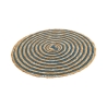 Set aus 6 runden Platzsets aus geflochtenem Stroh Ø38cm Spiral Color Kosten