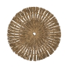 6er-Set runde Tischuntersetzer mit geflochtenem Stroh-Effekt Ø38cm Nature Katalog