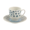 6er-Set Porzellan-Espressotassen mit Untertasse 90ml Marea C Sales