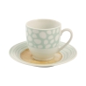 6er-Set Porzellan-Espressotassen mit Untertasse 90ml Marea C Auswahl
