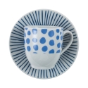 6er-Set Porzellan-Espressotassen mit Untertasse 90ml Marea C Eigenschaften