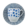 6er-Set Porzellan-Espressotassen mit Untertasse 90ml Marea C Eigenschaften