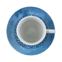 6er-Set Porzellan-Espressotassen mit Untertasse 90ml Marea C 
