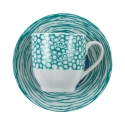 6er-Set Porzellan-Espressotassen mit Untertasse 90ml Marea C 