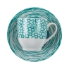 6er-Set Porzellan-Espressotassen mit Untertasse 90ml Marea C 
