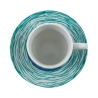 6er-Set Porzellan-Espressotassen mit Untertasse 90ml Marea C 