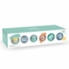 6er-Set Porzellan-Espressotassen mit Untertasse 90ml Marea C 