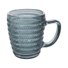 Set aus 6 bunten Kaffeetassen aus Glas 90ml Geometrie C Sales