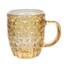Set aus 6 bunten Kaffeetassen aus Glas 90ml Geometrie C Katalog