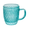 Set aus 6 bunten Kaffeetassen aus Glas 90ml Geometrie C Eigenschaften