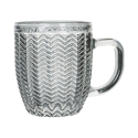 Set aus 6 bunten Kaffeetassen aus Glas 90ml Geometrie C Kosten