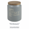 Victionary I Graues Salzgefäß mit Bambusdeckel 0,8L Sales