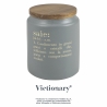 Victionary I Graues Salzgefäß mit Bambusdeckel 0,8L Sales