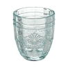 Set aus 6 Wassergläsern 265ml aus Glas mit arabeskem Design Syrah Ocean Lagerbestand