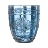 Set aus 6 Wassergläsern 265ml aus Glas mit arabeskem Design Syrah Ocean Maße