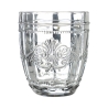 Set aus 6 Wassergläsern 265ml aus Glas mit arabeskem Design Syrah Ocean Preis