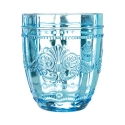 Set aus 6 Wassergläsern 265ml aus Glas mit arabeskem Design Syrah Ocean 