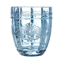 Set aus 6 Wassergläsern 265ml aus Glas mit arabeskem Design Syrah Ocean 