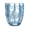Set aus 6 Wassergläsern 265ml aus Glas mit arabeskem Design Syrah Ocean 