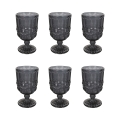 6er-Set Weingläser 300ml aus Glas mit erhabenem Design Nobilis C Aktion