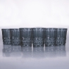 Set aus 6 Wassergläsern 240ml mit Reliefdekor Nobilis Sales