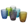 Set aus 6 Wassergläsern 300ml mit Reliefmuster Koralight Angebot