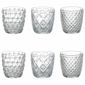 6-teiliges Set Wassergläser transparent Glas 325ml Diversity Aktion