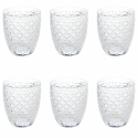 Set mit 6 Wassergläsern 325ml aus klarem Glas Castle Aktion