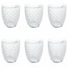 Set mit 6 Wassergläsern 325ml aus klarem Glas Castle Aktion