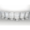 Set mit 6 transparenten Wassergläsern aus mundgeblasenem Glas 300ml Cancun Angebot