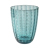 6er-Set Glas-Wassergläser mit weißen Punkten 300 ml Kalahari Sales