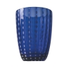 6er-Set Glas-Wassergläser mit weißen Punkten 300 ml Kalahari 