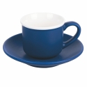 6er-Set Espressotassen aus Porzellan 90ml mit Untertasse Shade of Ocean Angebot