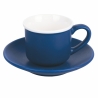 6er-Set Espressotassen aus Porzellan 90ml mit Untertasse Shade of Ocean Angebot