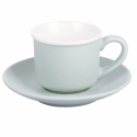 6er-Set Espressotassen aus Porzellan 90ml mit Untertasse Shade of Ocean Sales