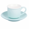 6er-Set Espressotassen aus Porzellan 90ml mit Untertasse Shade of Ocean Lagerbestand